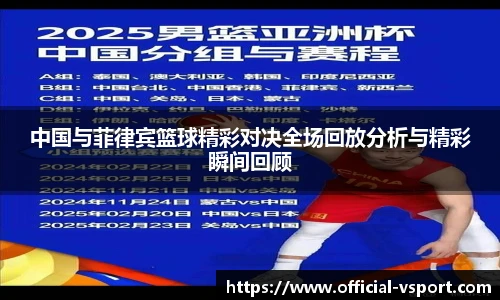 中国与菲律宾篮球精彩对决全场回放分析与精彩瞬间回顾